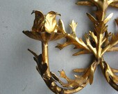 Italian Gold Candle Sconce