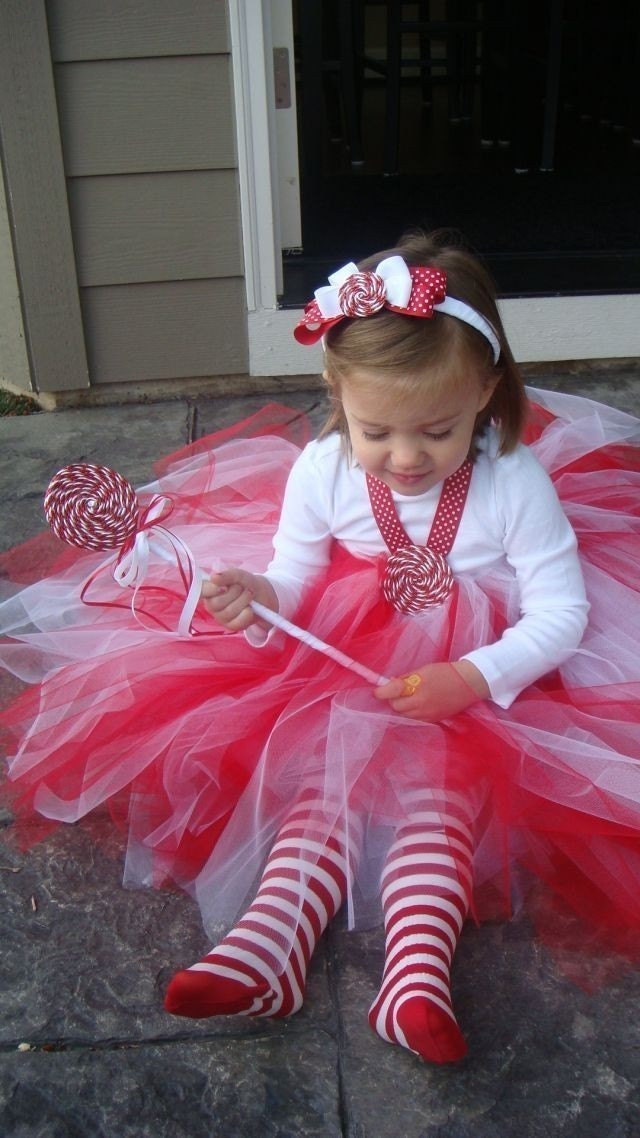 ONLY MAKING 7 MORE-INTRODUCING HOLIDAY 2008-PRINCESS PEPPERMINT 4 piece set including tights-Will be taking listing off November 10TH-CAN ALSO BE MADE INTO a tutu skirt and long sleeve tee with peppermint applique