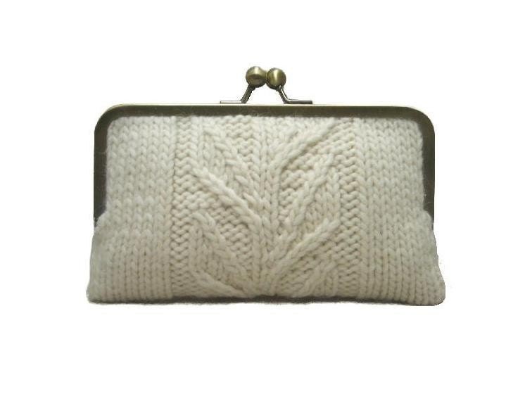 Spring Knit Clutch