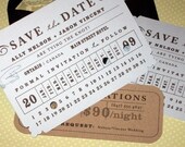 Punch Card Save the Date
