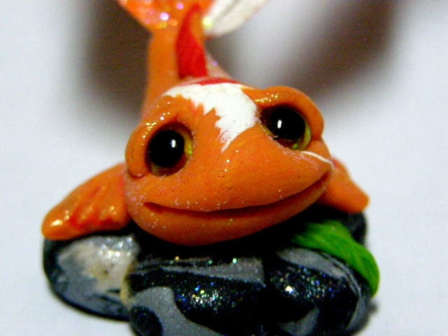 OOAK Koi Trollfling Troll fish "Porter" by Amber Matthies