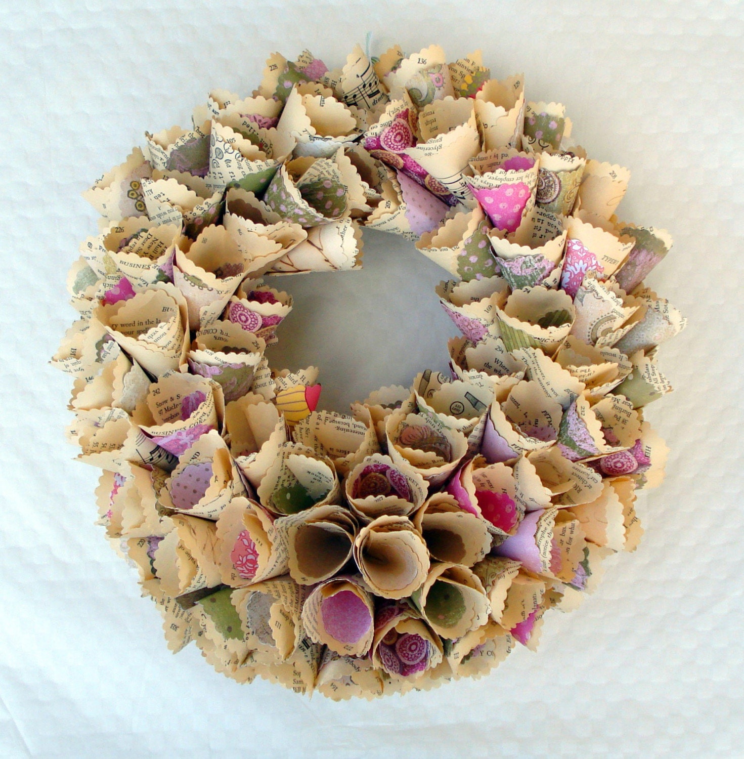 Moments In Life (Add Your Own Message) Paper Wreath