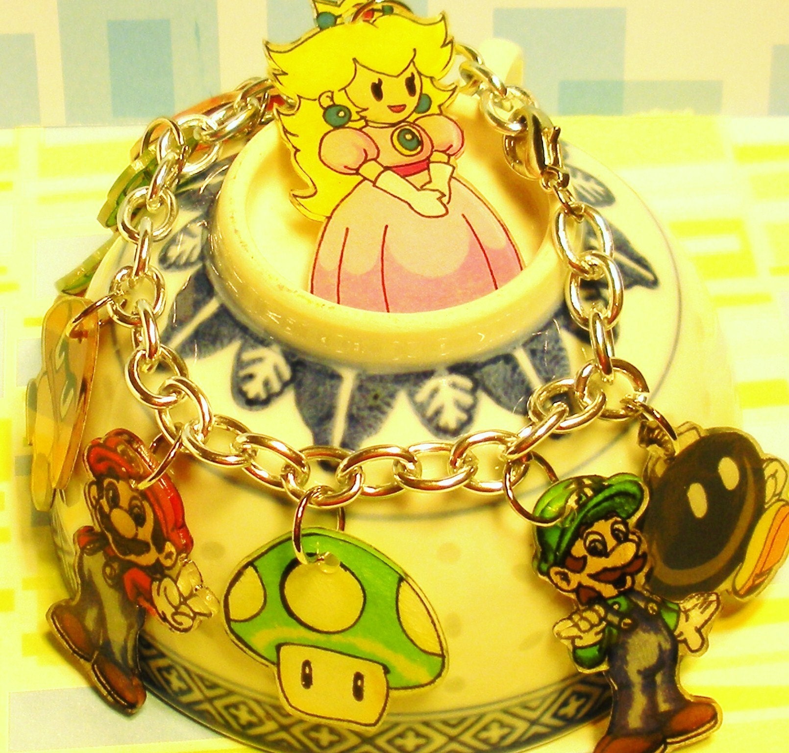 Super Mario Brothers Charm Bracelet