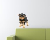 Yorkshire Terrier Dog - Reusable Colorful Wall Decor, Sticker, Child, Decal, Art,9.5x7.5