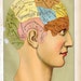 Phrenology Human Head Anatomy 1906 Edwardian Quackery Lithograph Fold out Medical Chart Edwardian Era
