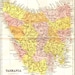 Tasmania Australia Map 1871 Vintage Victorian Lippencott Antique Copper Engraving Oceania Cartography To Frame