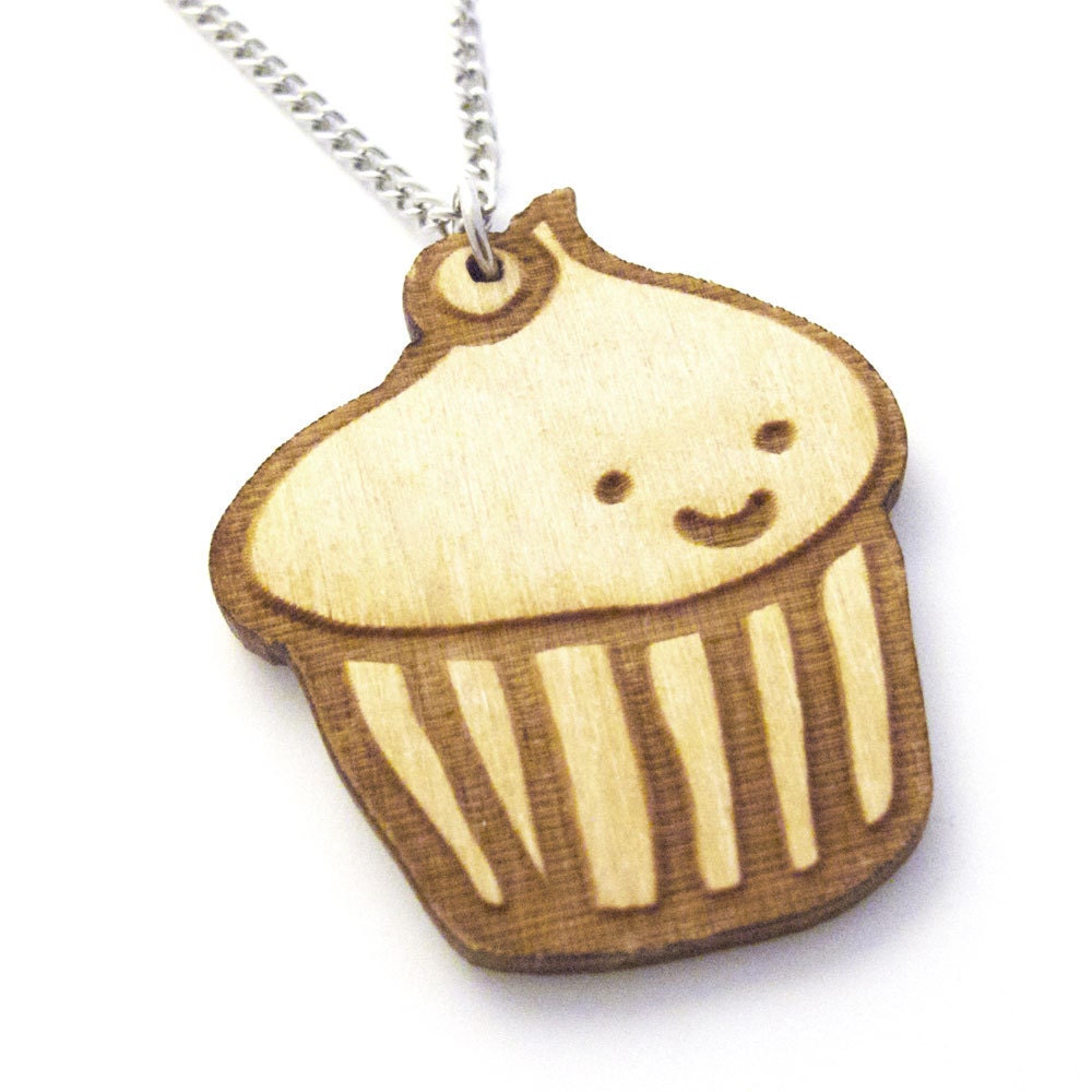 Classic Cupcake Charm Necklace