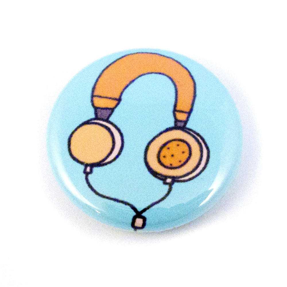 DJ Headphones Button