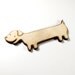 Flossy the Dachshund Embroidery Floss Bobbin