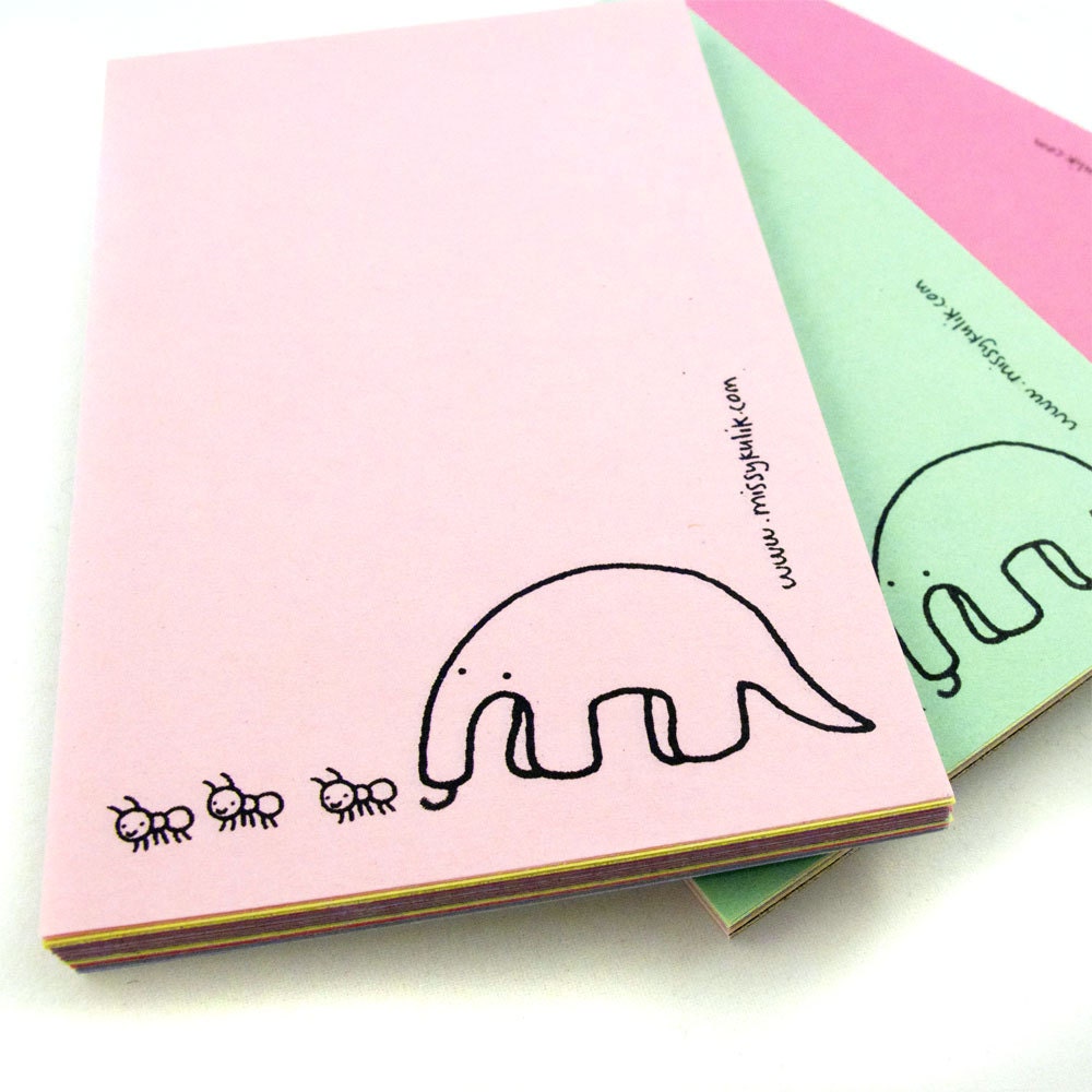 Mr. Anteater Mini Notepad
