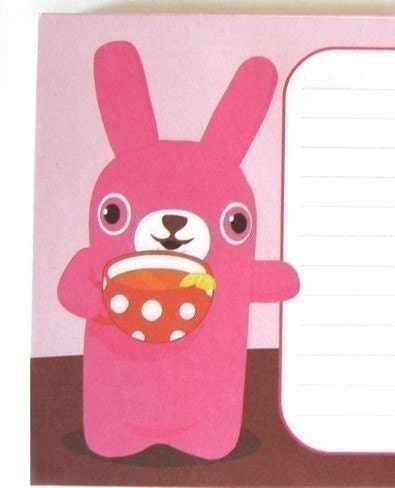 SALE- Tea Time Notepad