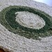 Crochet Rag Rug - Olive and Cream