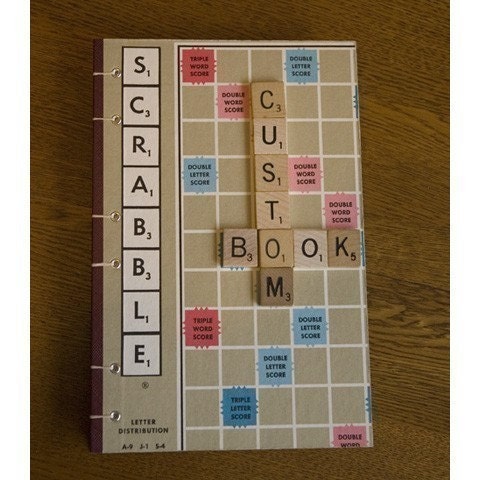 Custom Scrabble Book, Large format