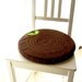 Stumpie Seat/Floor Cushion (Dark Brown)