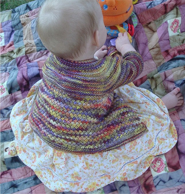 Love Me Tender Baby Cardigan Cute Knitting Pattern Sweater Kids to 8 years