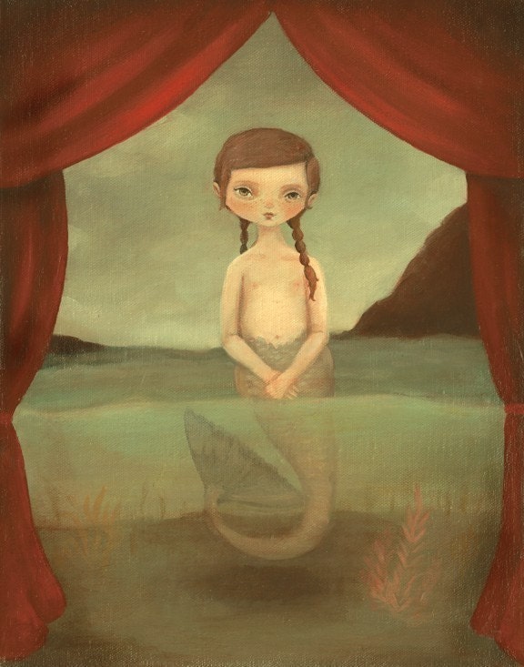 The Figi Mermaid Print 11x14