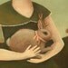 Mysterious Girls from The Black Apple - Rabbit Portraits Print Set