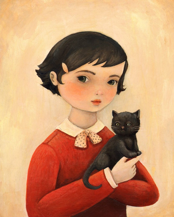 Lillian and Licorice Print 8x10