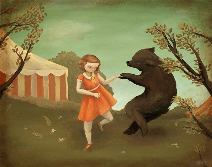 Bear Dance Print 10x8