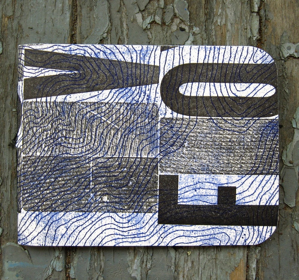 recycled pages pocket journal/sketchbook