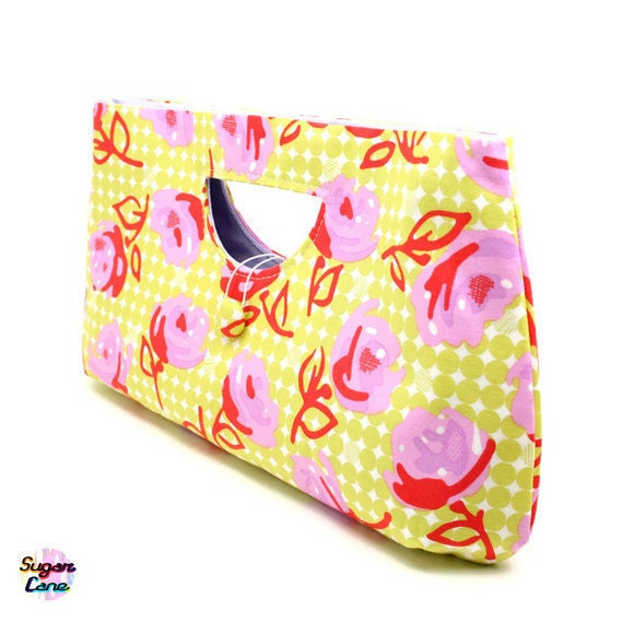 SALE SALE SALE Classic Clutch Bag - Rose Garden