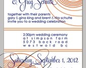 PRINTABLE- mixtape wedding invitation and rsvp