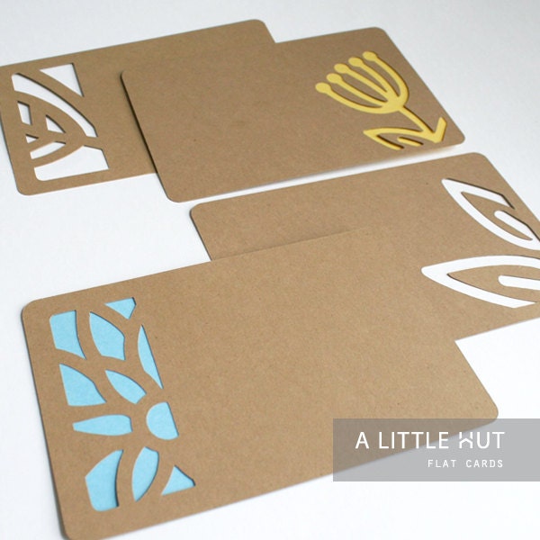 Journaling flat cards - SVG & DXF files for digital cutters