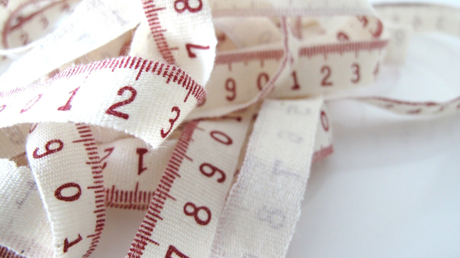 Ruler Print Fabric Ribbon Trim By Chalinns On Etsy