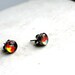 tribal post earrings