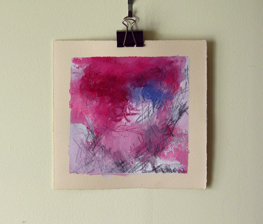 Those Days casein painting on paper