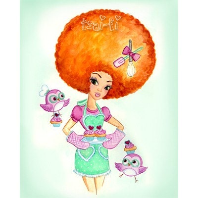 Feathers and Sprinkles  8 x 10 Print