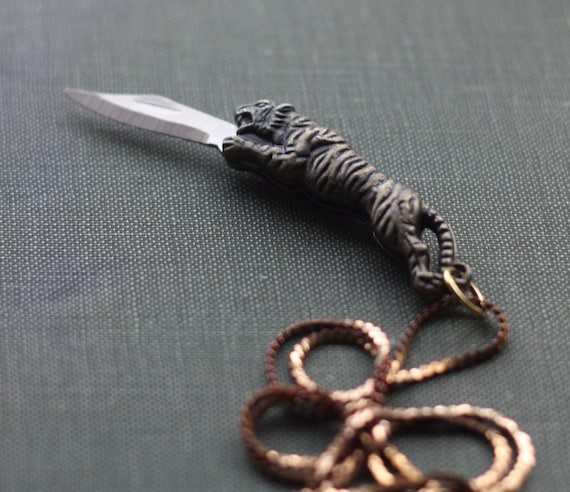 Knife necklace, Pocket knife necklace, Pocket knife