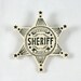 Wooden Sheriff Badge