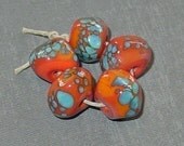 BHG  Coral and turquoise nuggets