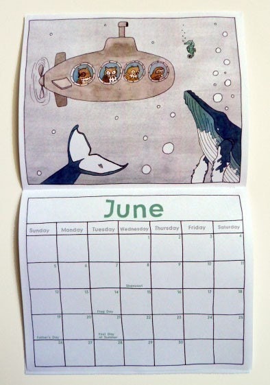 SALE- Adventures 2011 Calendar