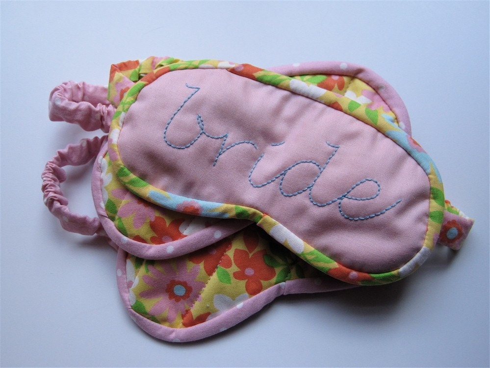 Bride and Bridesmaids Sleep Mask Set