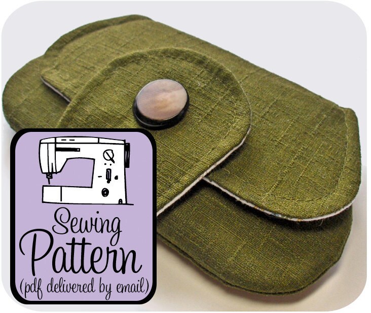 Pocket Clutch Sewing Pattern - PDF Pattern (Email Delivery) - Instructions to Make it Yourself