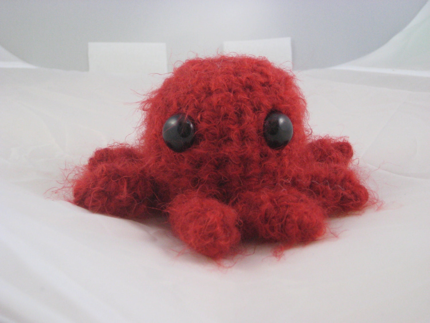Little Soft Red Octopus