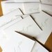 15-pack mega-deal Calligraphy pistachio Thank You letterpress cards