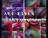Threeravens Art Fiber Party Club - 3 Months of Surprise Wooly Goodness - mixed fibers and styles - FREE shipping