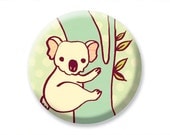 KOALA mirror accessory pocket mirror by boygirlparty, cute animal compact mirror round hand mirror