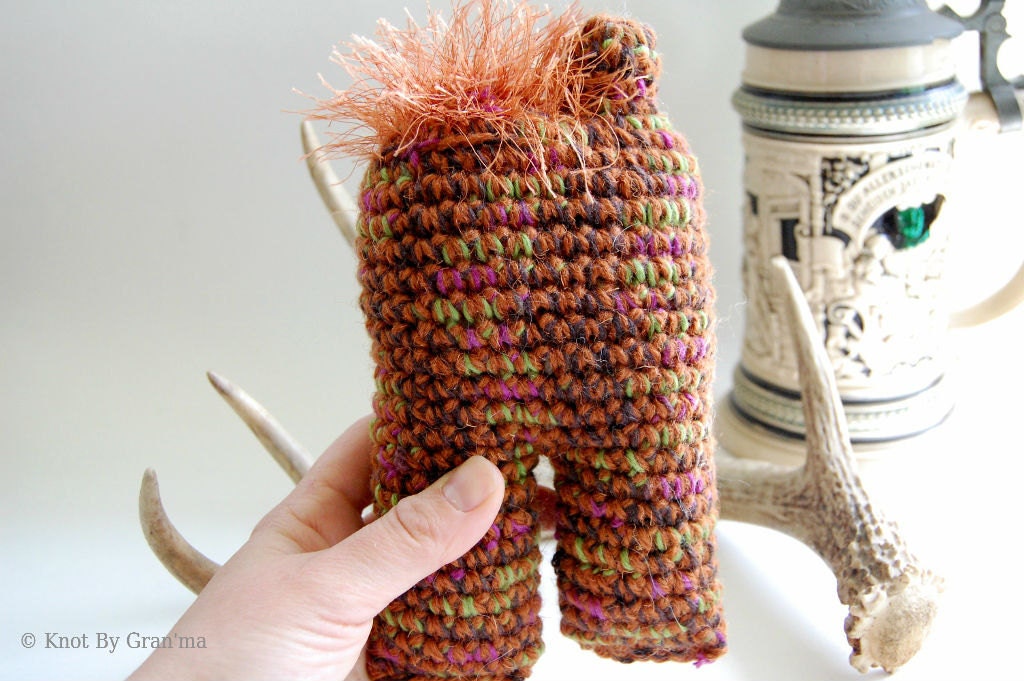 Hans Oolaf Monster Soft Sculpture Crocheted OOAK Collectible Art Doll