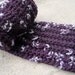 Seriously Chunky Eggplant Scarf