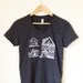 Little Houses tshirt - heather black (women's M)