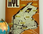 New York City Map NYC Manhattan Poster Canvas Art Print - 24 x 36