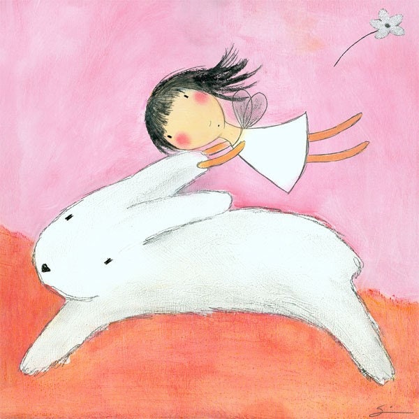 PRINT - Fairy on Hare