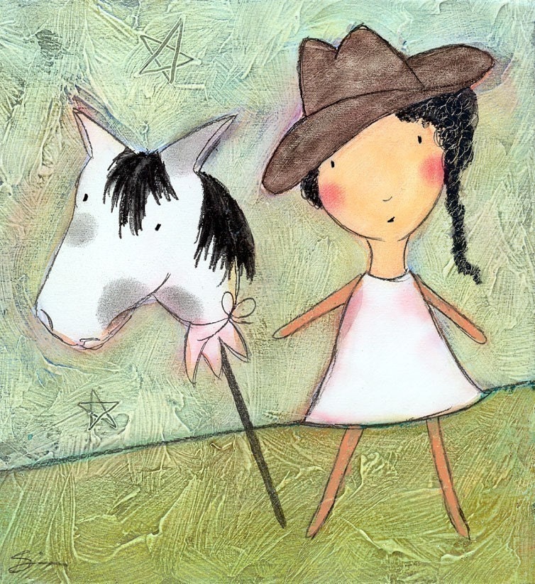 PRINT - Cowgirl