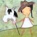 PRINT - Cowgirl