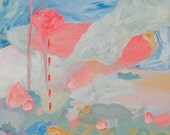 Fireworks - abstract original painting by Ashley G