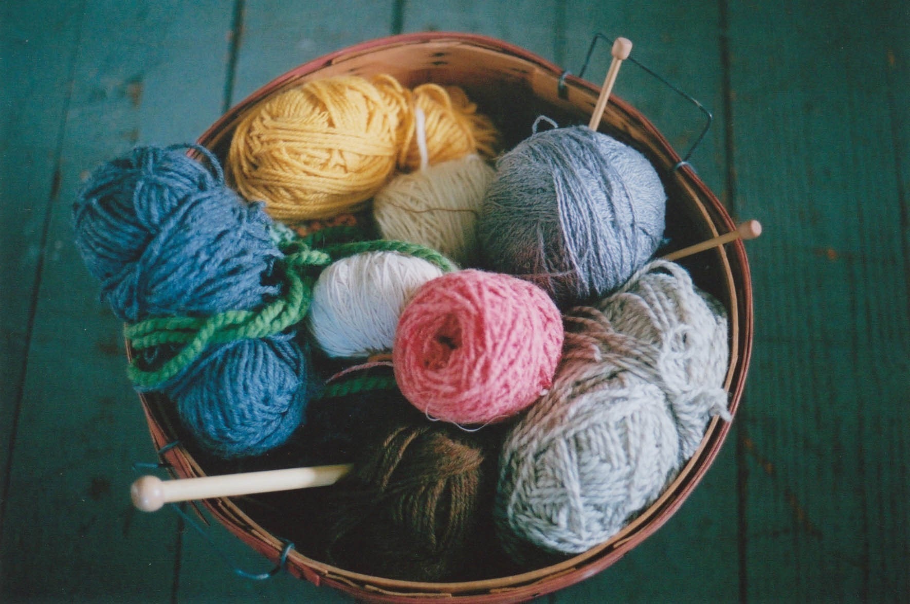knitter's delight 8x12 inch print